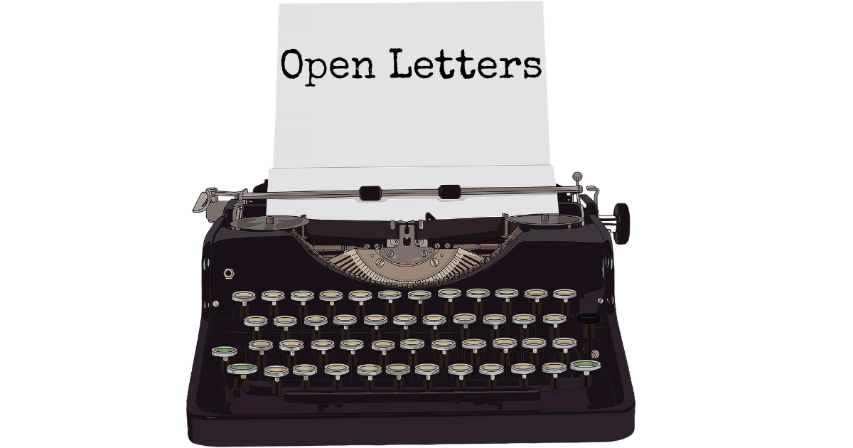 Why Good Humans Writes Open Letters